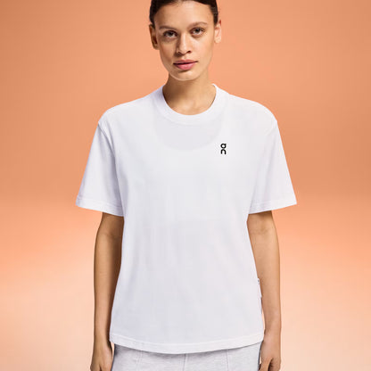 On Club-T Graphic Tennis White (Women'S)