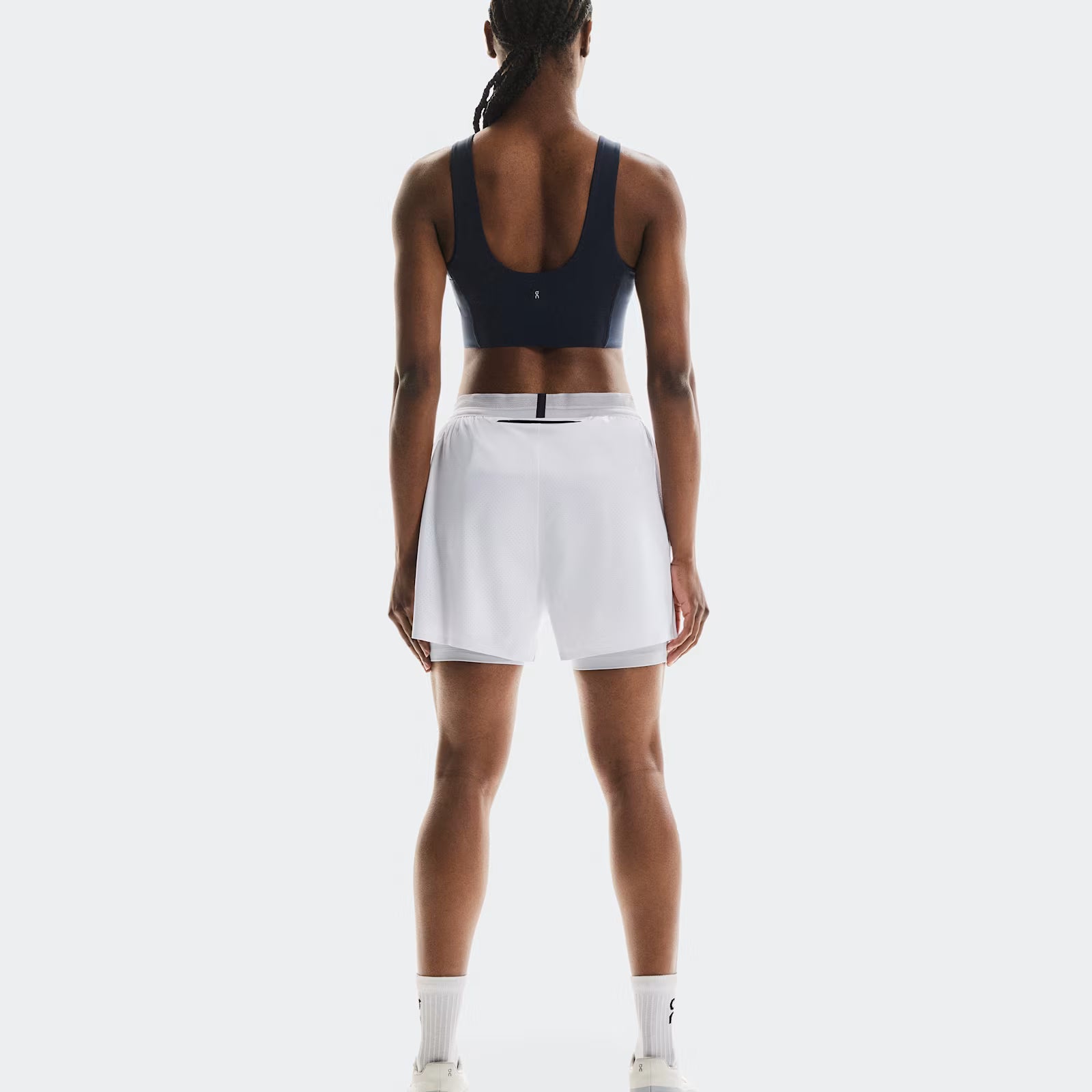 On 3" Performance 2/1 Shorts White | Glacier (Women'S)