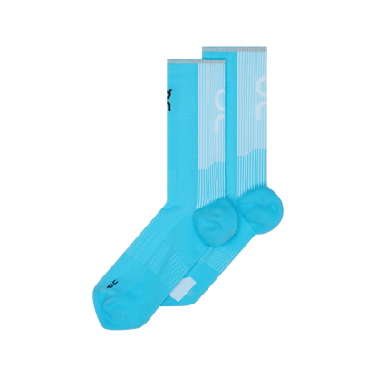 On Performance Run Sock High Horizon | White