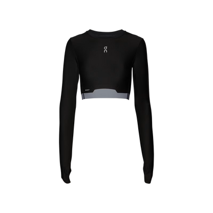 On Train Long Sleeve Crop Black (Women'S)