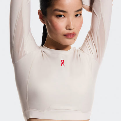 On Train Long Sleeve Crop Year Of The Horse Pearl (Women'S)