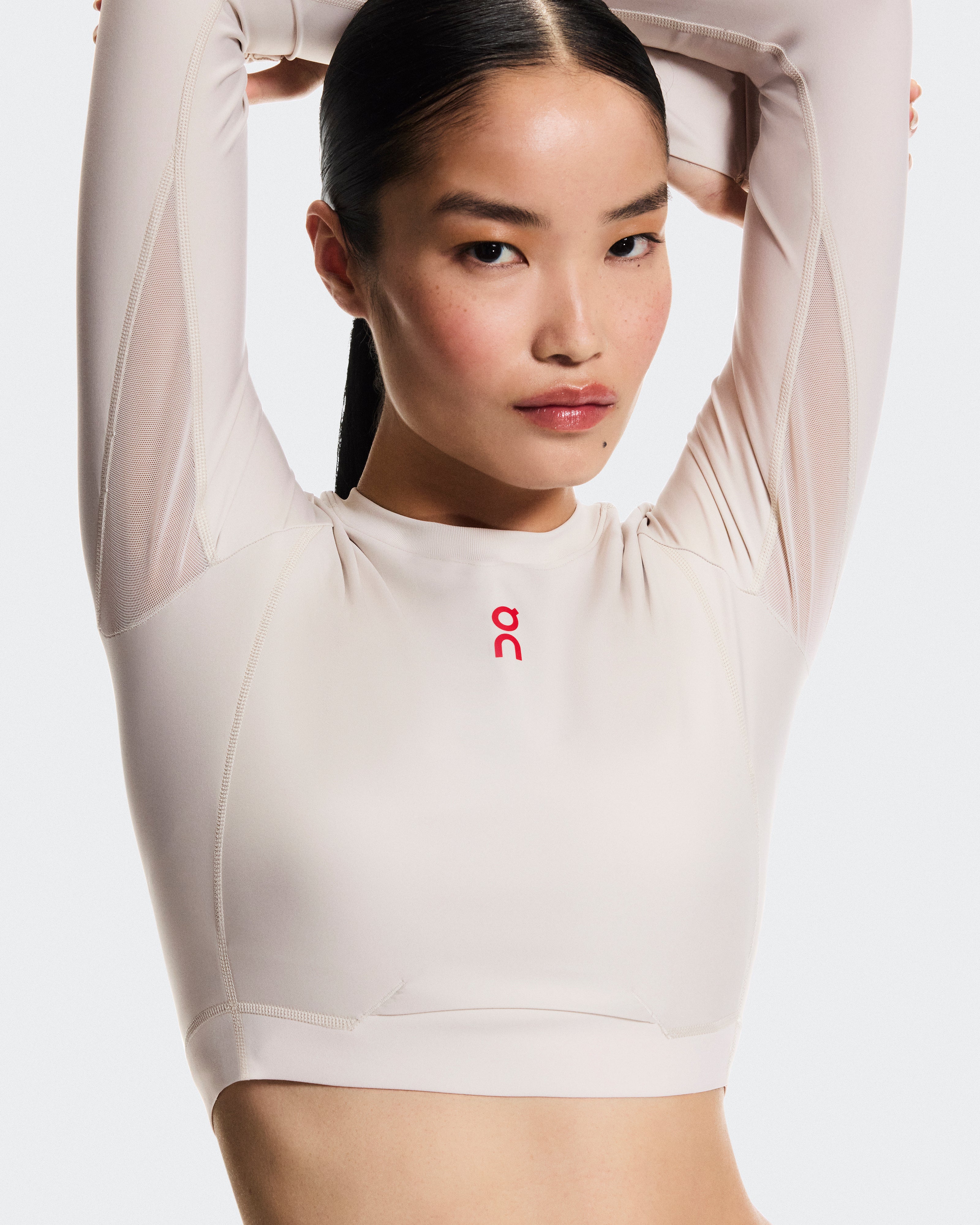 On Train Long Sleeve Crop Year Of The Horse Pearl (Women'S)