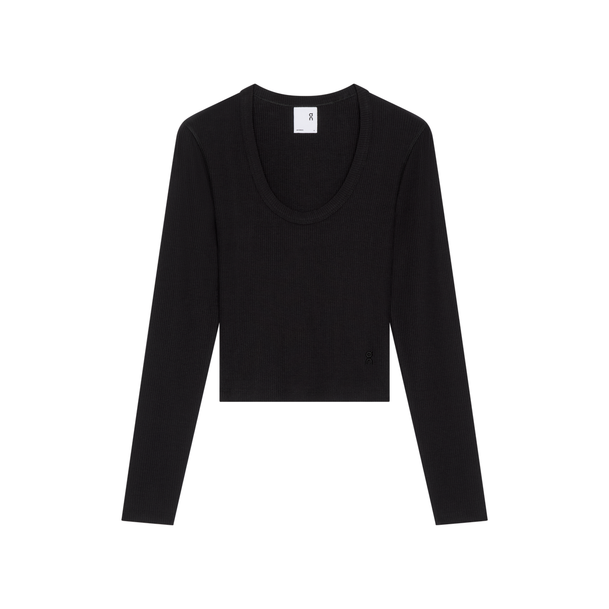 On All-Day Ribbed Long-T Black (Women'S)