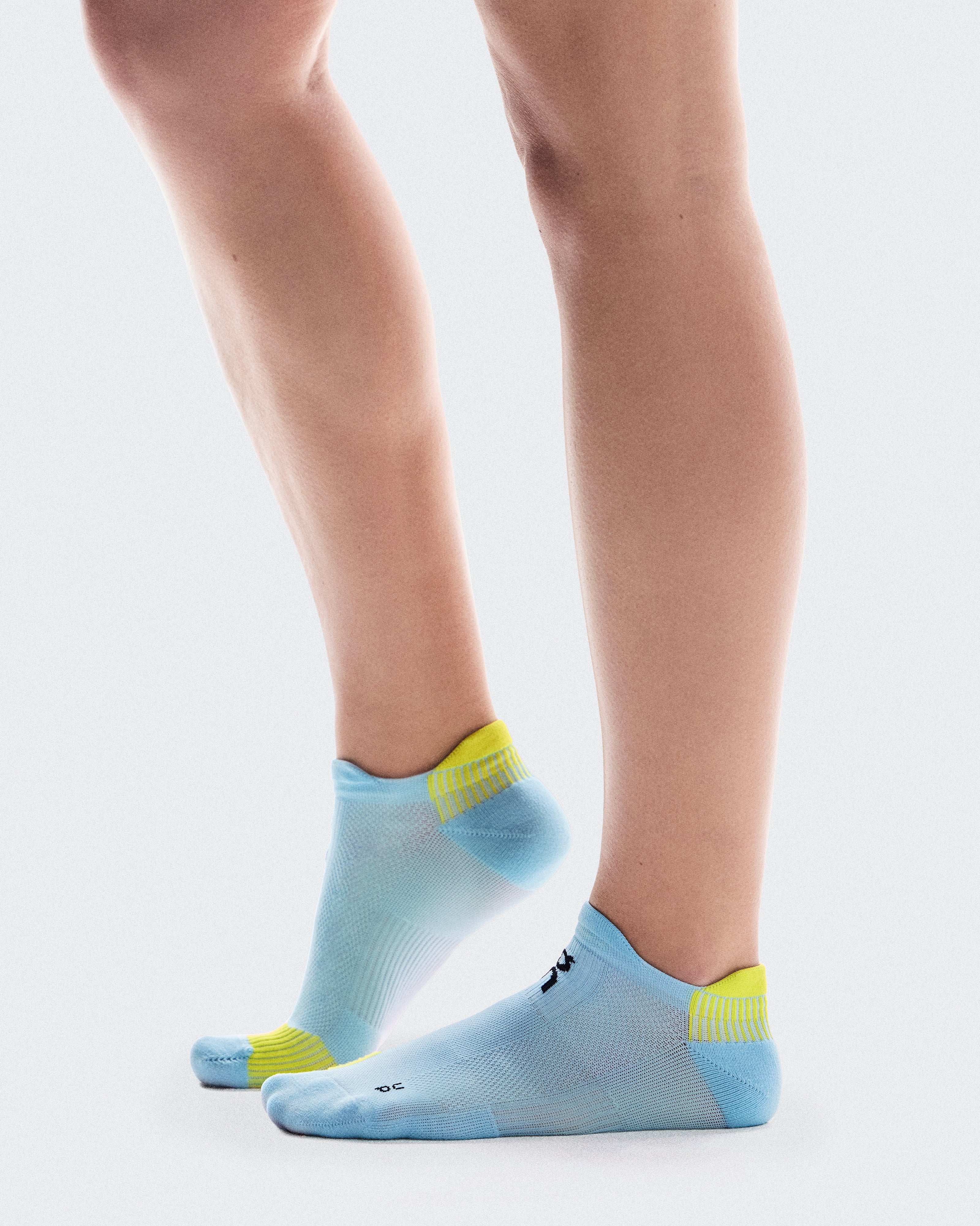 On Performance Run Sock Low Wash | Lime