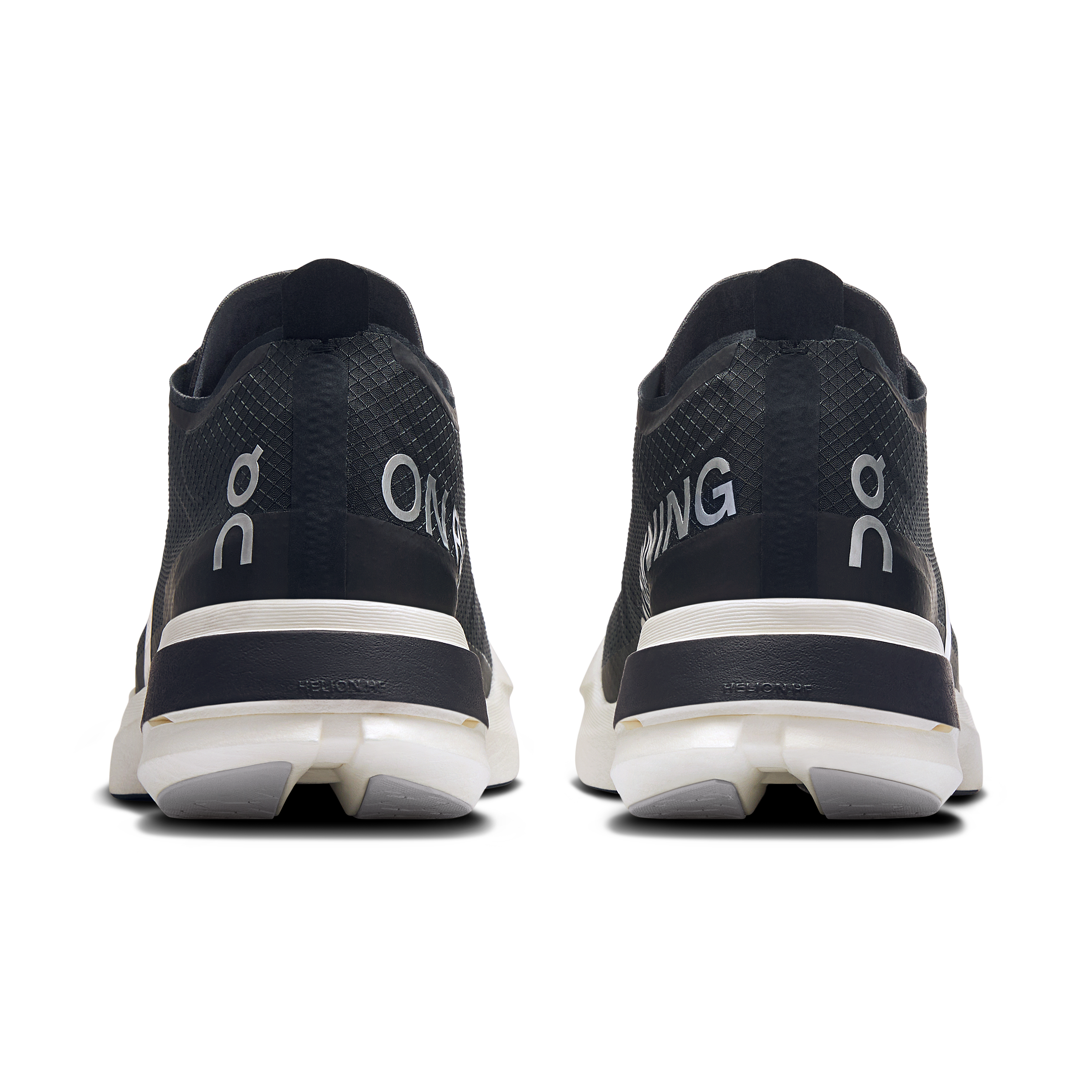 on running cloudboom strike black white (women's)