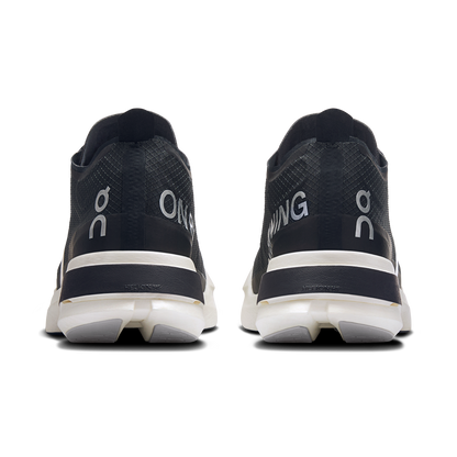on running cloudboom strike black white (women's)