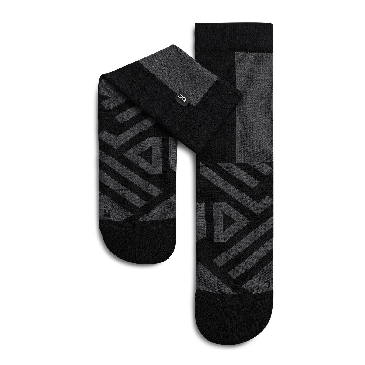 On Performance High Sock Black | Shadow (Women'S)