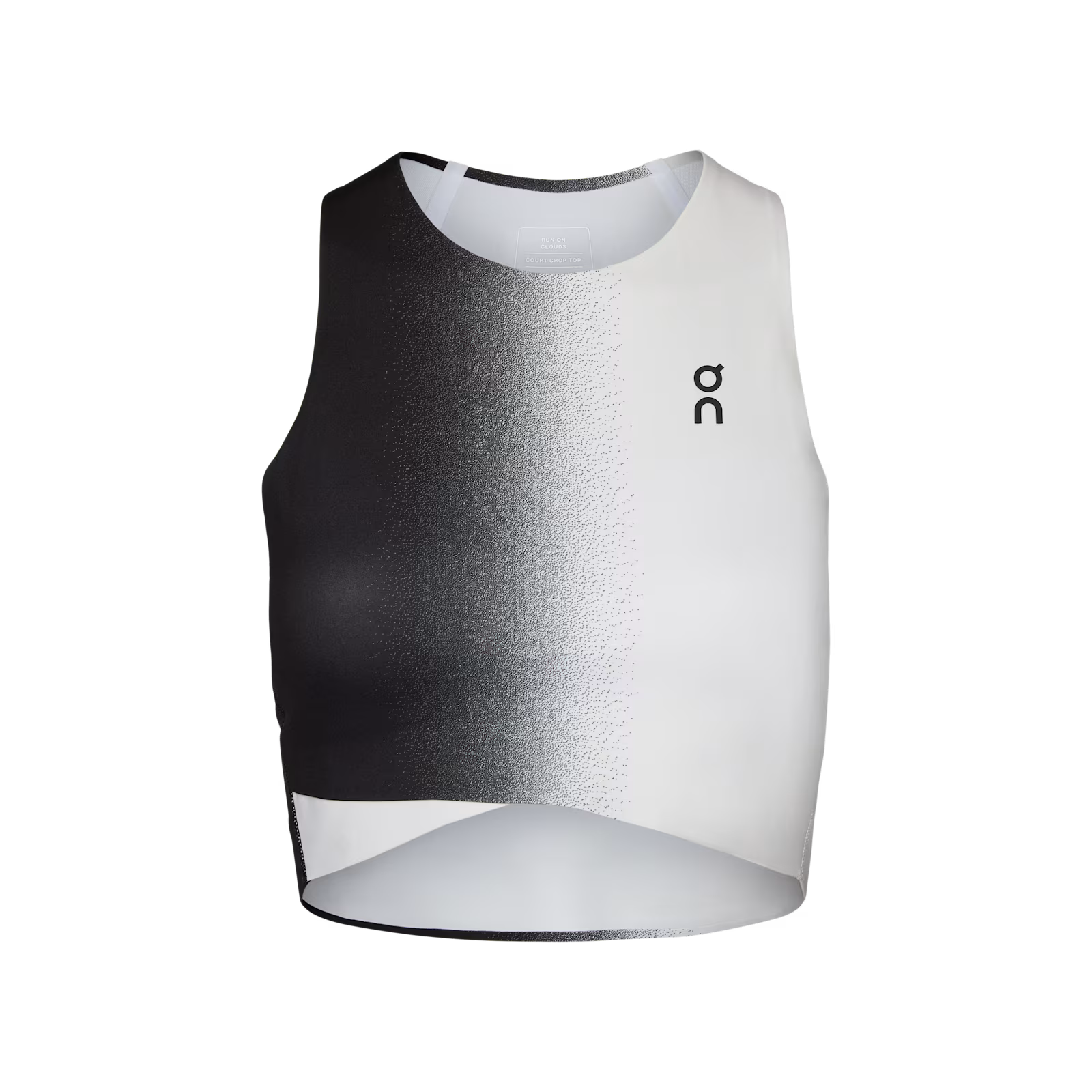 On Court Crop Top Black | White (Women'S)