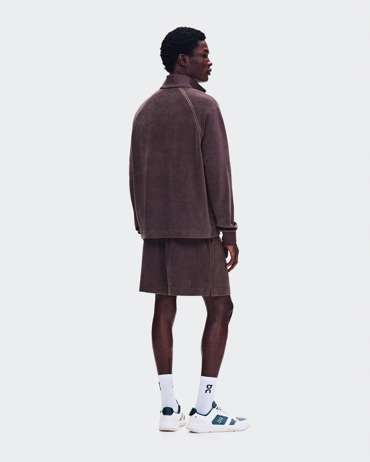 On Courtside Pullover Terry Mulberry