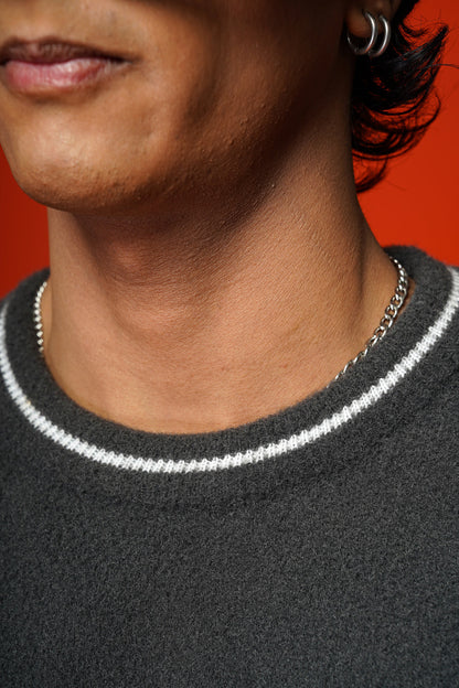 Varsity Sweater (Dark Grey)