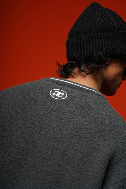 Varsity Sweater (Dark Grey)