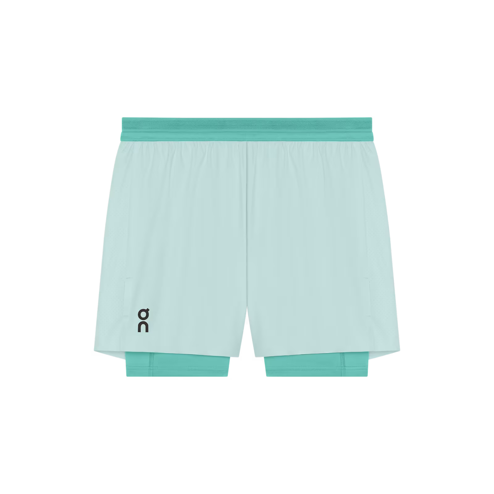 On 5" Performance 2/1 Shorts Flurry | Aquamarine