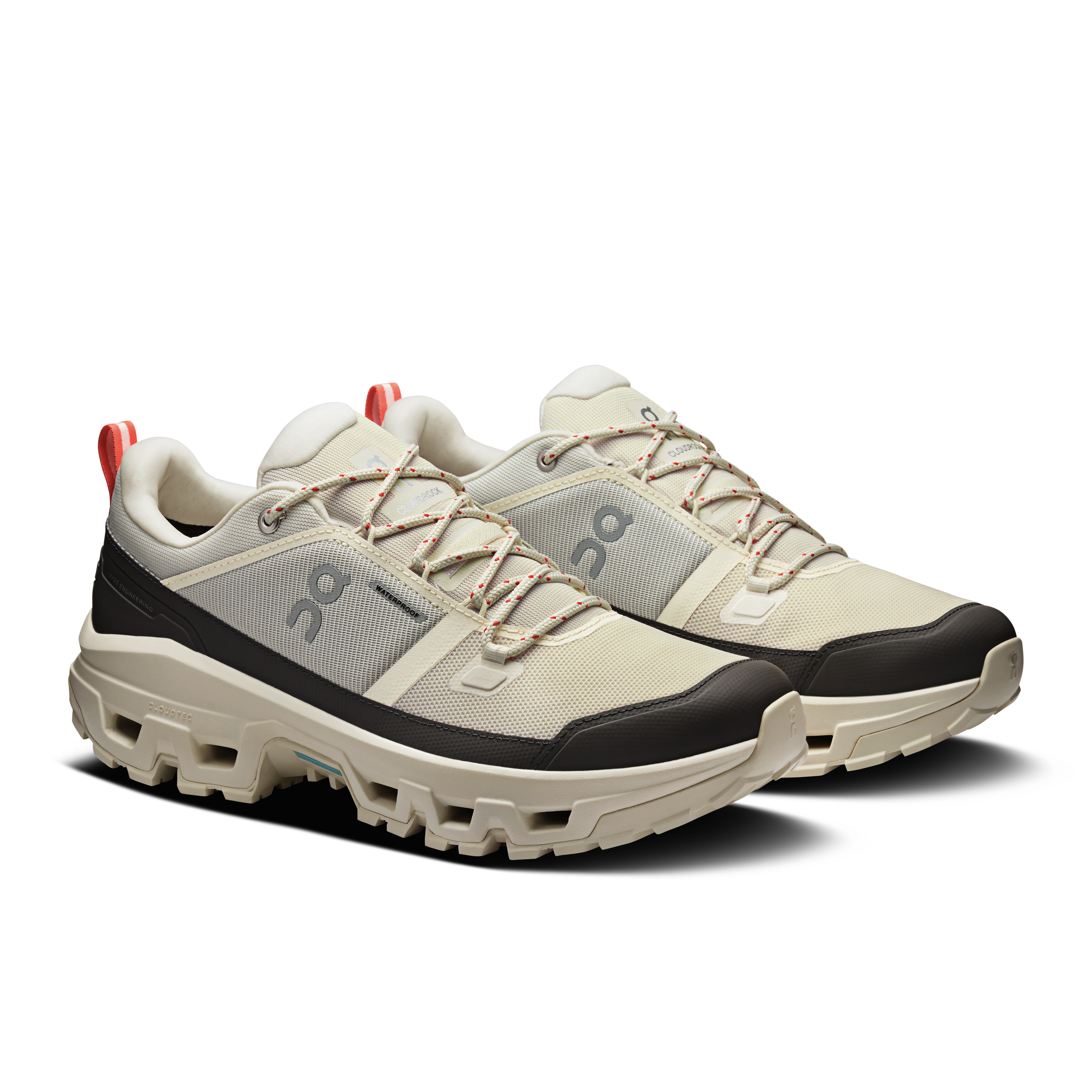 on running cloudrock low waterproof ivory