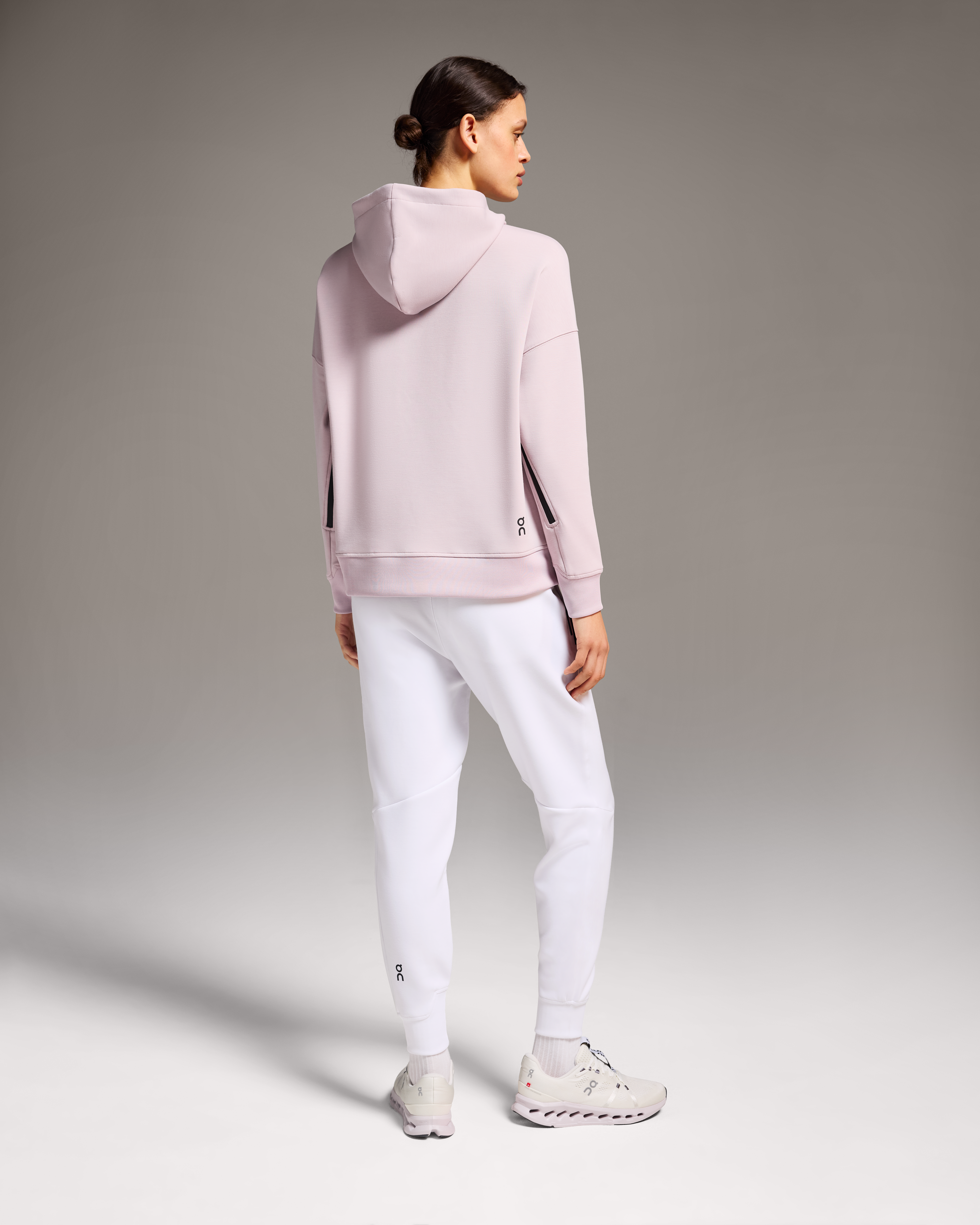 on sweat pants White (Women's)
