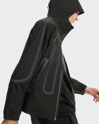On Waterproof Jacket Ikon Black