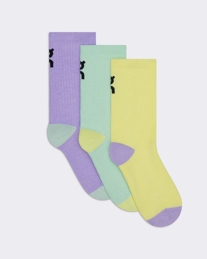 On Logo Sock High 3P Kids Bloom | Creek