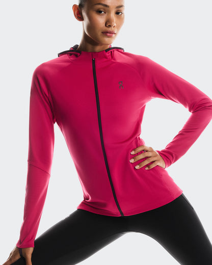On Climate Zip Hoodie Grenadine (Women'S)