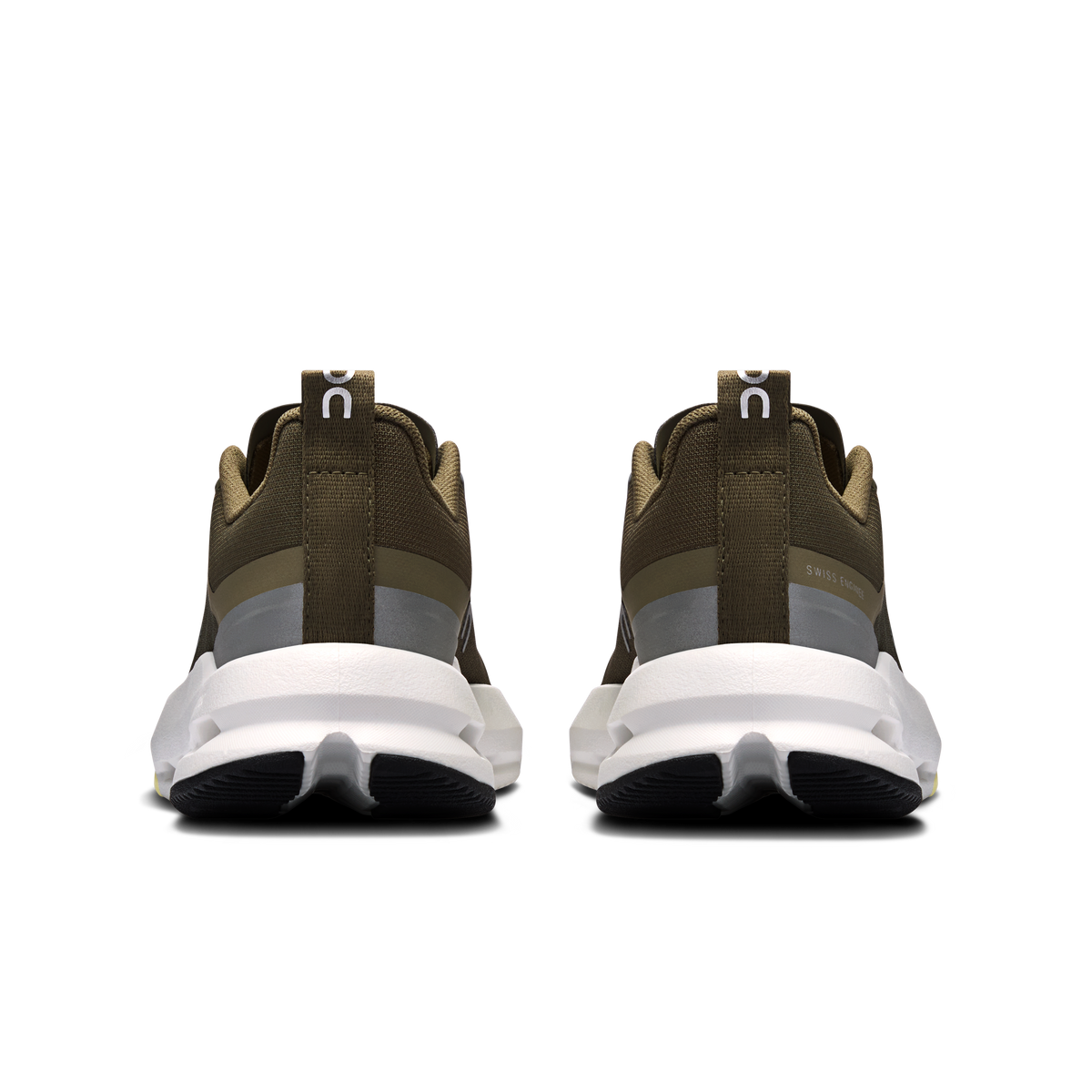On Cloudnova Olive Limelight Kids