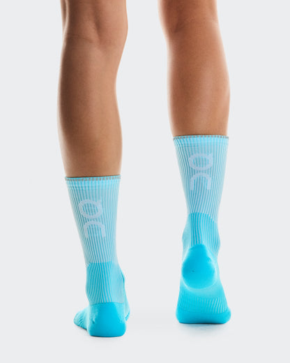 On Performance Run Sock High Horizon | White