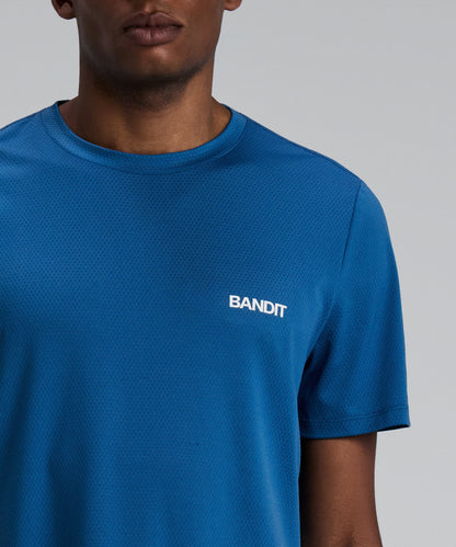 Bandit Mens Micromesh Run Tee Aegean