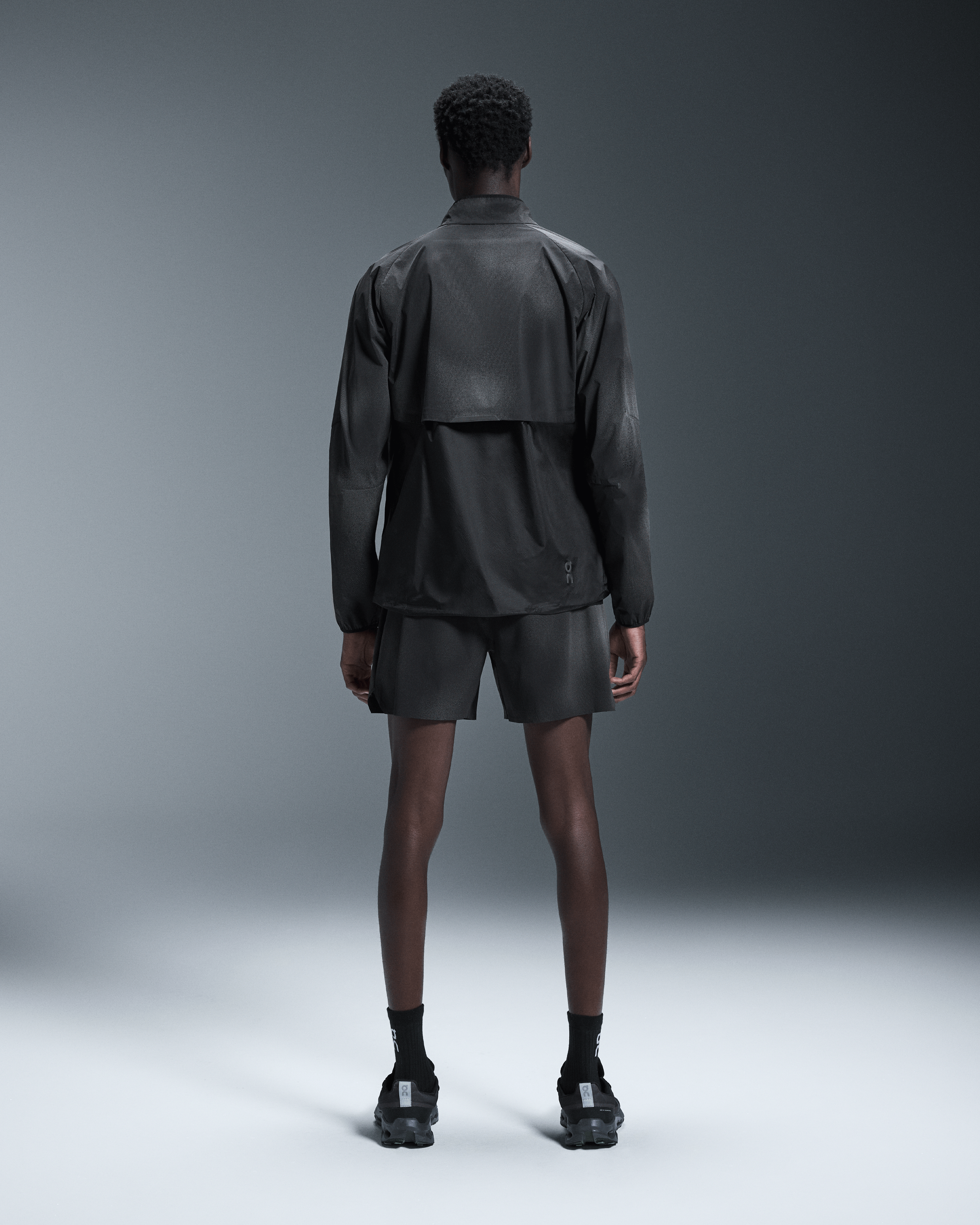 on lightweight shorts lumos Black