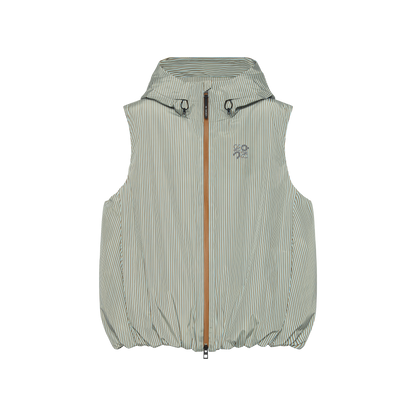 On Puffer Vest Loewe Beige | Blue