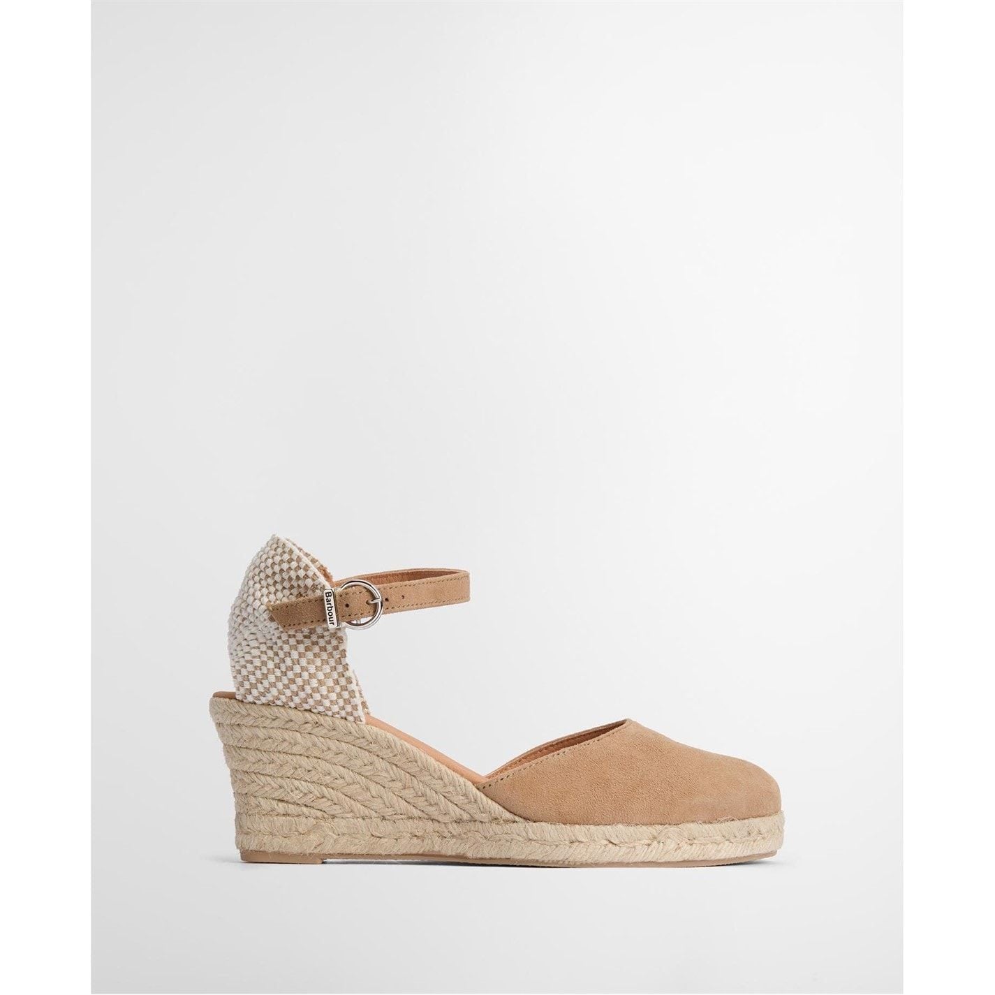  Elder Espadrille Wedges Tan Suede