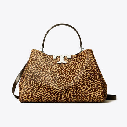 Tory Burch Eleanor Calf Hair Satchel Multi