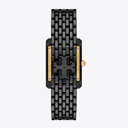 Tory Burch Eleanor Ceramic Watch BLACK CERAMIC