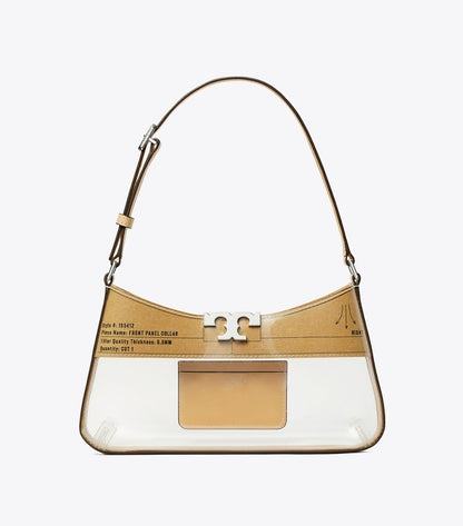 Eleanor Clear Slim Shoulder Bag Clear Clear