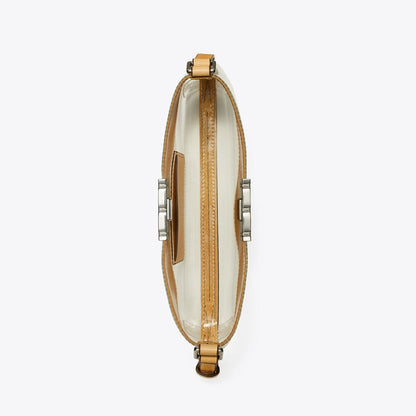 Tory Burch Eleanor Clear Slim Shoulder Bag Clear