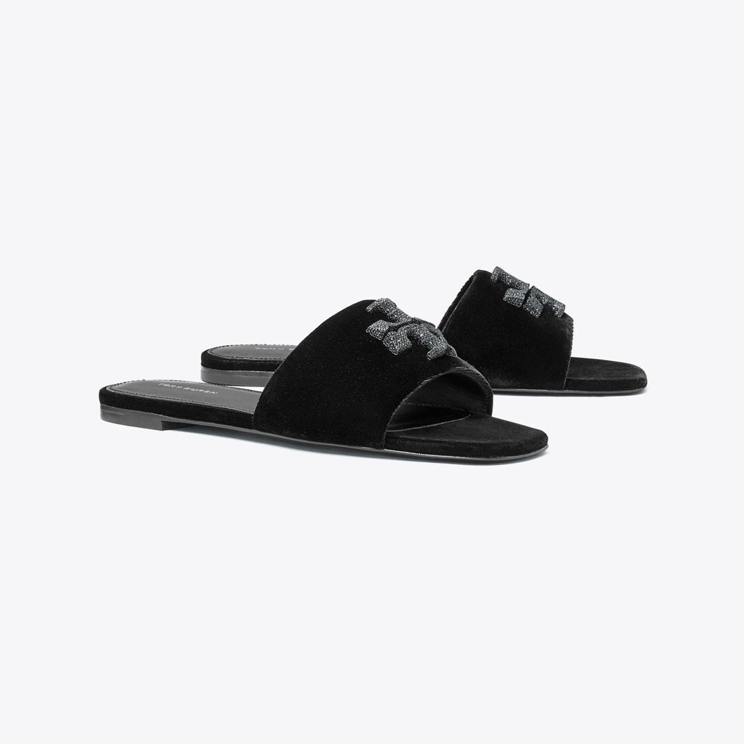 Tory Burch Eleanor Pav Slide PERFECT BLACK