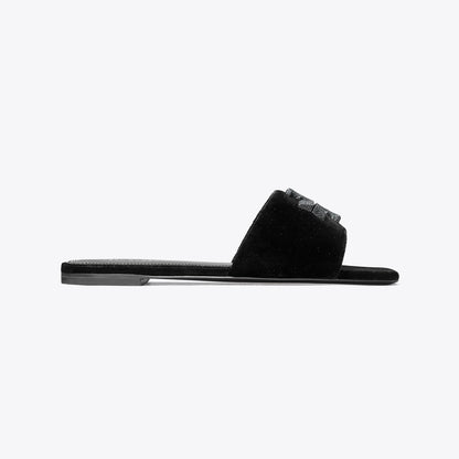 Tory Burch Eleanor Pav Slide PERFECT BLACK