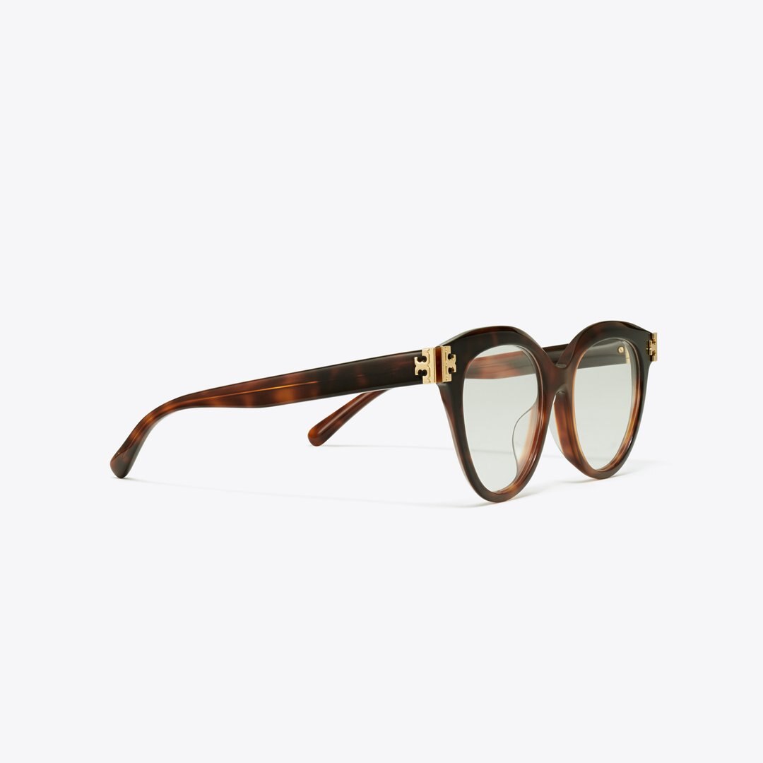 Tory Burch Eleanor Round Eyeglasses GRADIENT TORTOISE