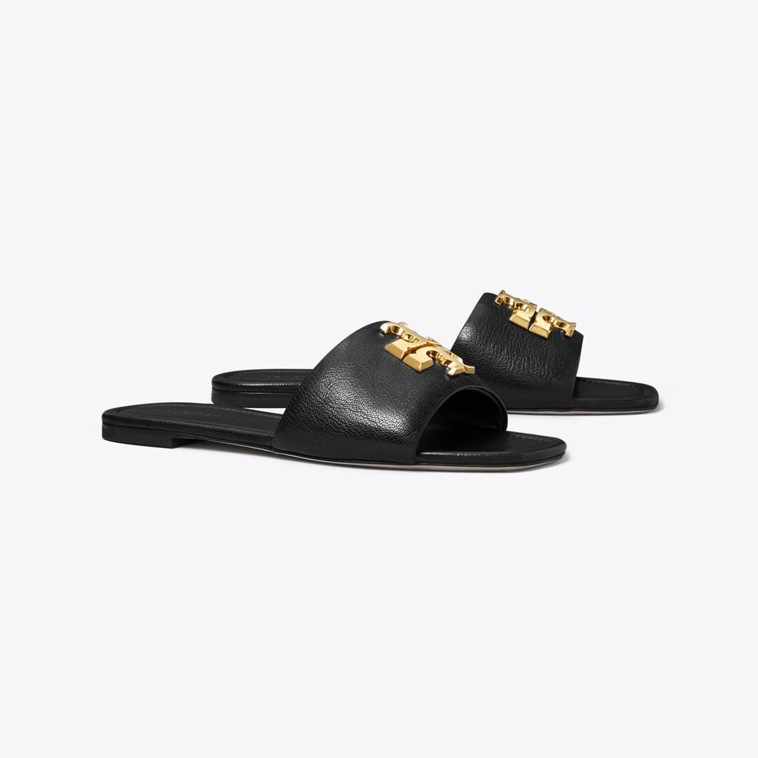 Tory Burch Eleanor Slide PERFECT BLACK / GOLD