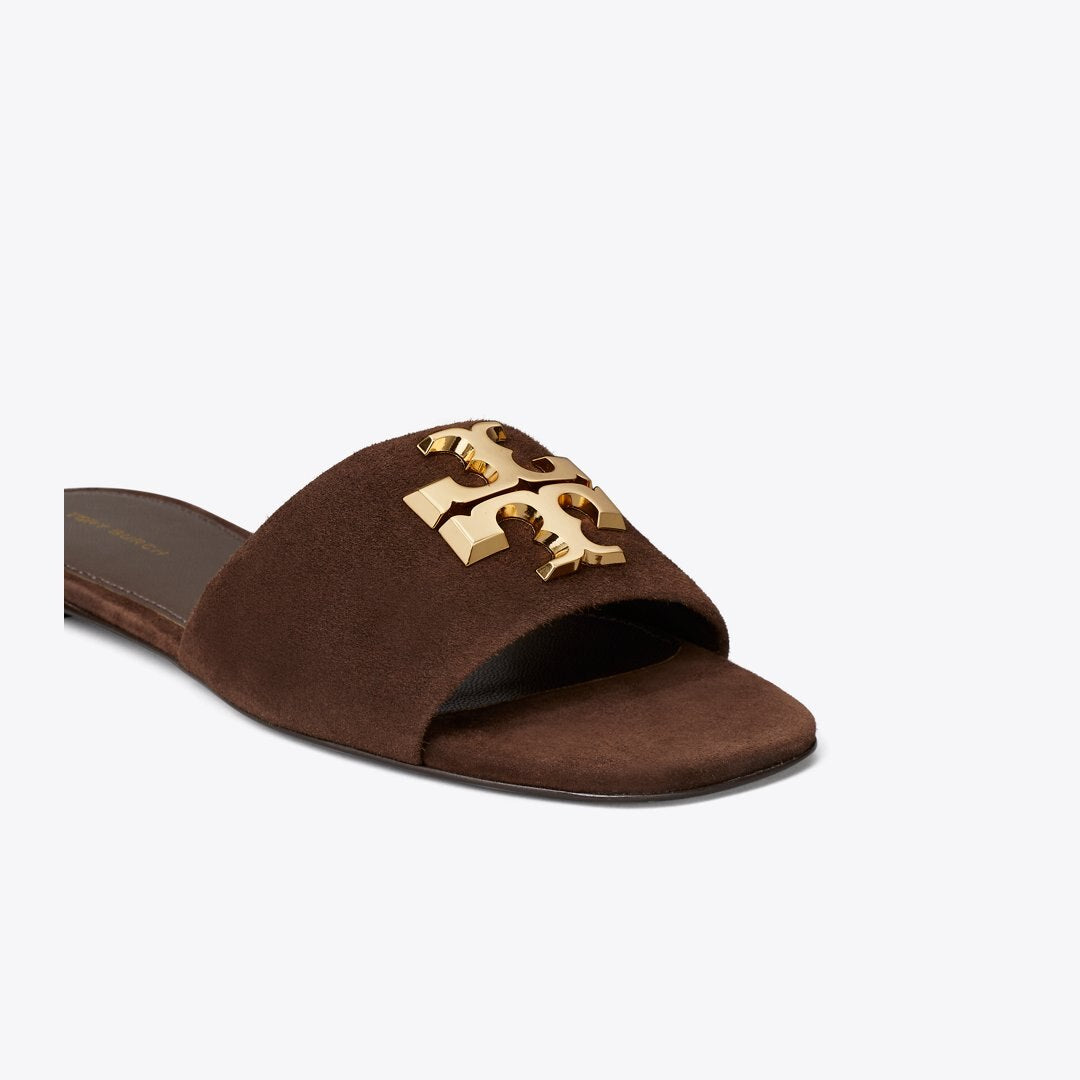 Tory Burch Eleanor Slide DARK COCOA / GOLD
