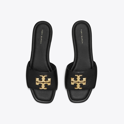 Tory Burch Eleanor Slide PERFECT BLACK / GOLD
