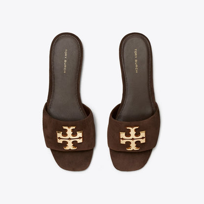 Tory Burch Eleanor Slide DARK COCOA / GOLD