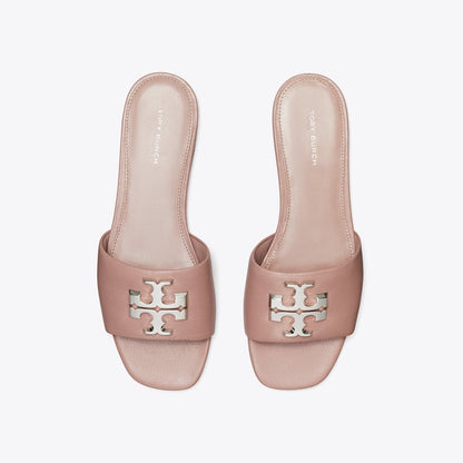 Tory Burch Eleanor Slide LIGHT MAUVE / SILVER