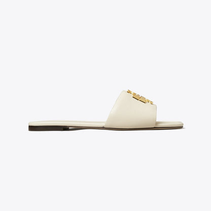 Tory Burch Eleanor Slide LIGHT CREAM / GOLD
