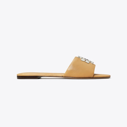 Tory Burch Eleanor Slide HONEYCOMB TAN / SILVER