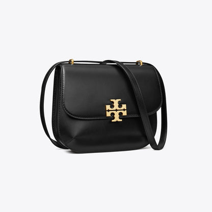 Tory Burch Eleanor Slim Saddlebag Black