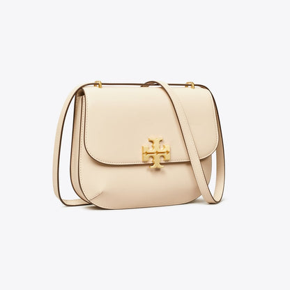 Tory Burch Eleanor Slim Saddlebag New Cream