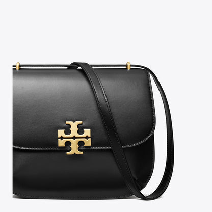 Tory Burch Eleanor Slim Saddlebag Black