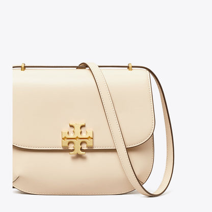 Tory Burch Eleanor Slim Saddlebag New Cream