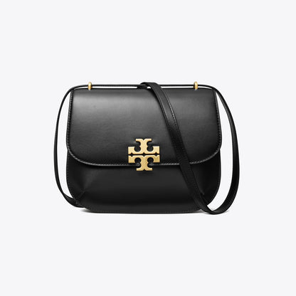 Tory Burch Eleanor Slim Saddlebag Black
