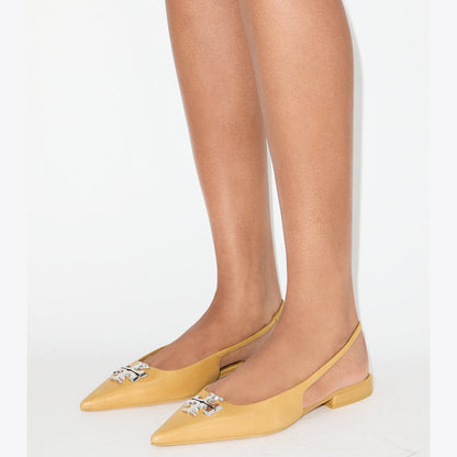 Tory Burch Eleanor Slingback Flat HONEYCOMB TAN
