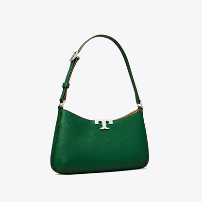 Tory Burch Eleanor Soft Slim Shoulder Bag Dark Kale