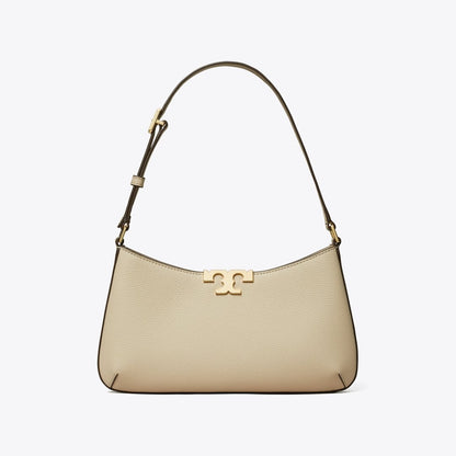 Tory Burch Eleanor Soft Slim Shoulder Bag Light Stone