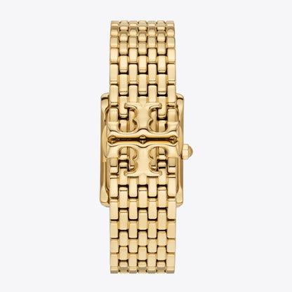 Tory Burch Eleanor Watch WHITE MOP/GOLD
